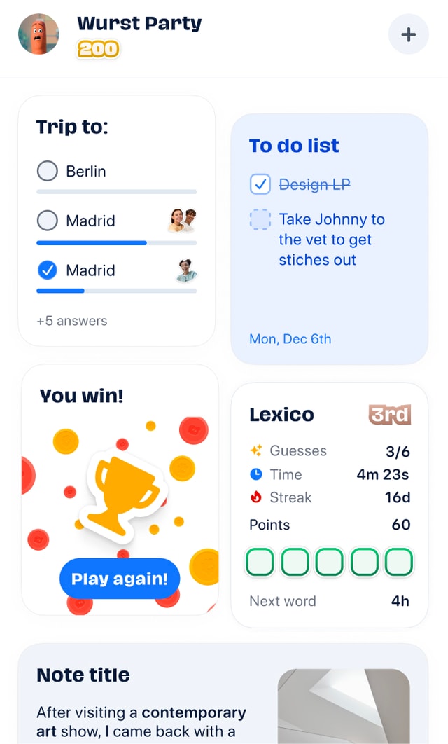 Abode app interface preview showing the main features and design